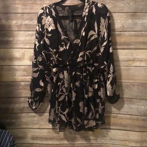 Lane Bryant shear top perfect for Xmas party!